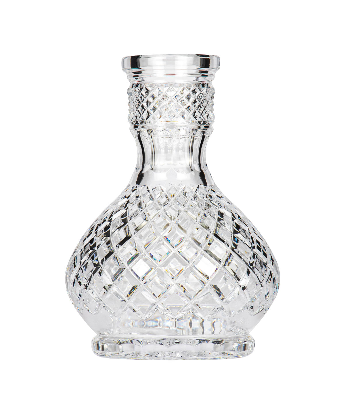 Caesar Crystal Small Drop - Crown Cut - Clear Hookah Glass Caesar Crystal Small Drop - Crown Cut - Clear Hookah Glass
