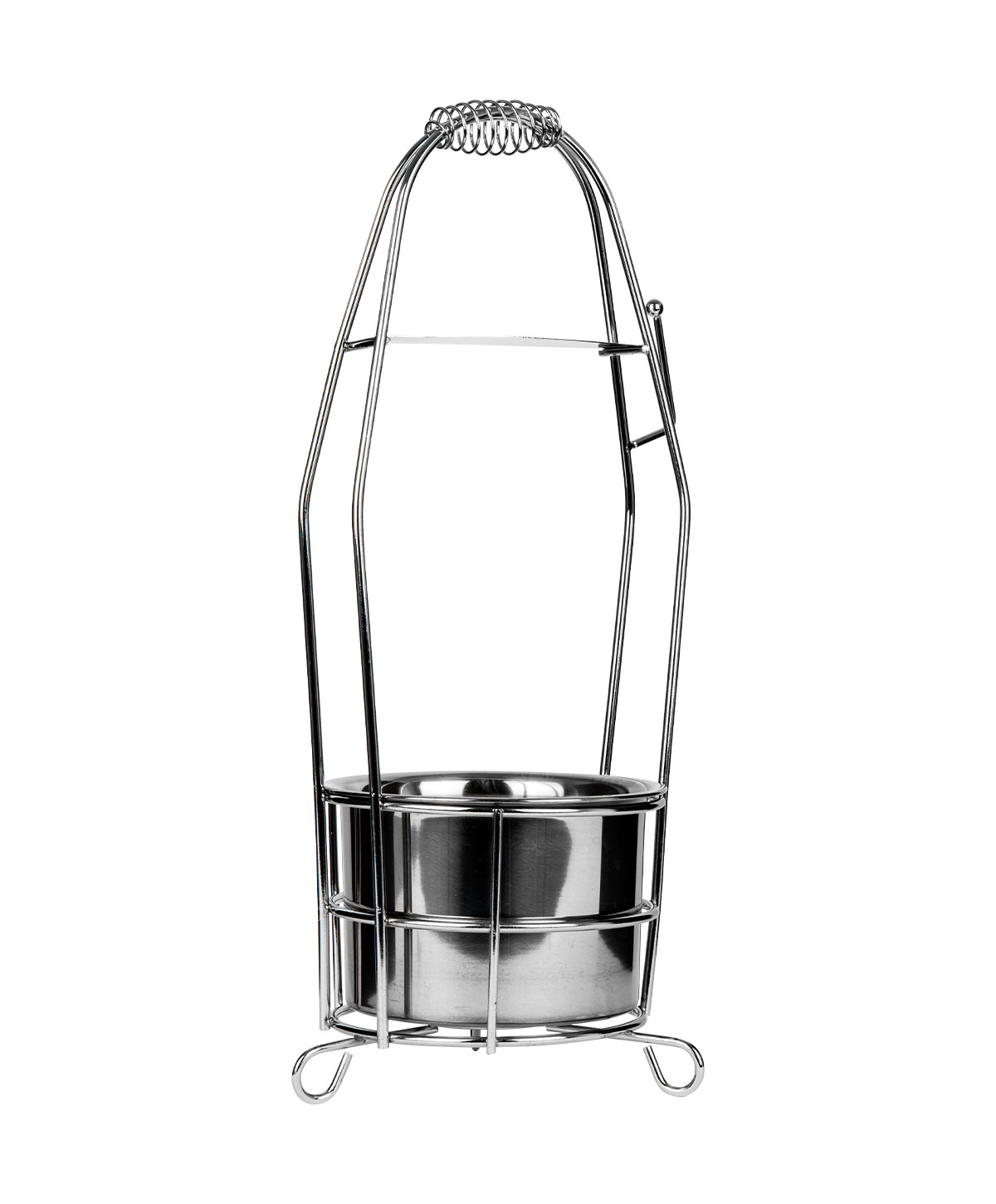 alite Coal Basket Large – Silver Charcoal basket
