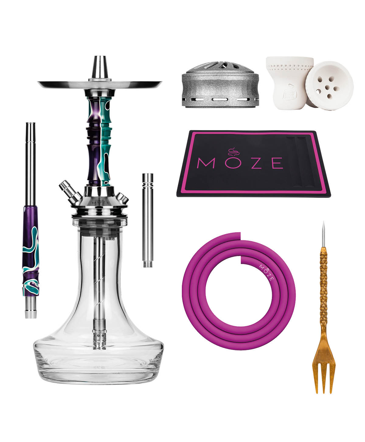 Moze Breeze Pro - Candy Purple/Green - Spring Sale Bundle