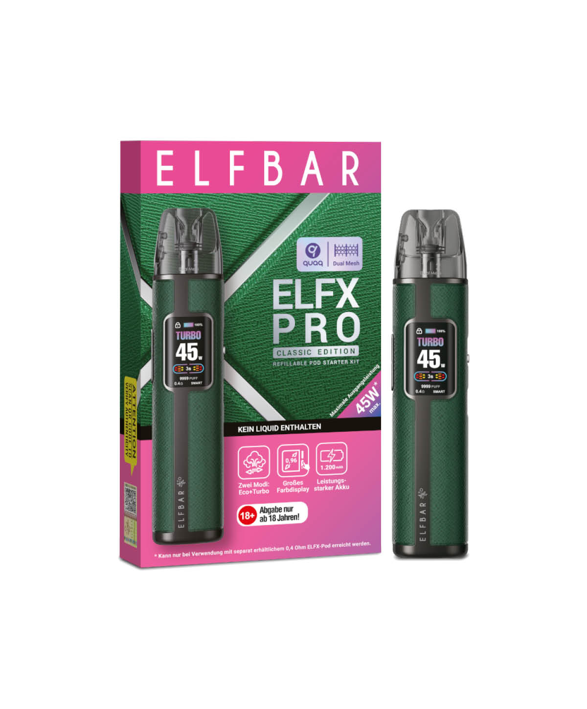 ElfX Pro Pod Battery Carrier - Forest Green