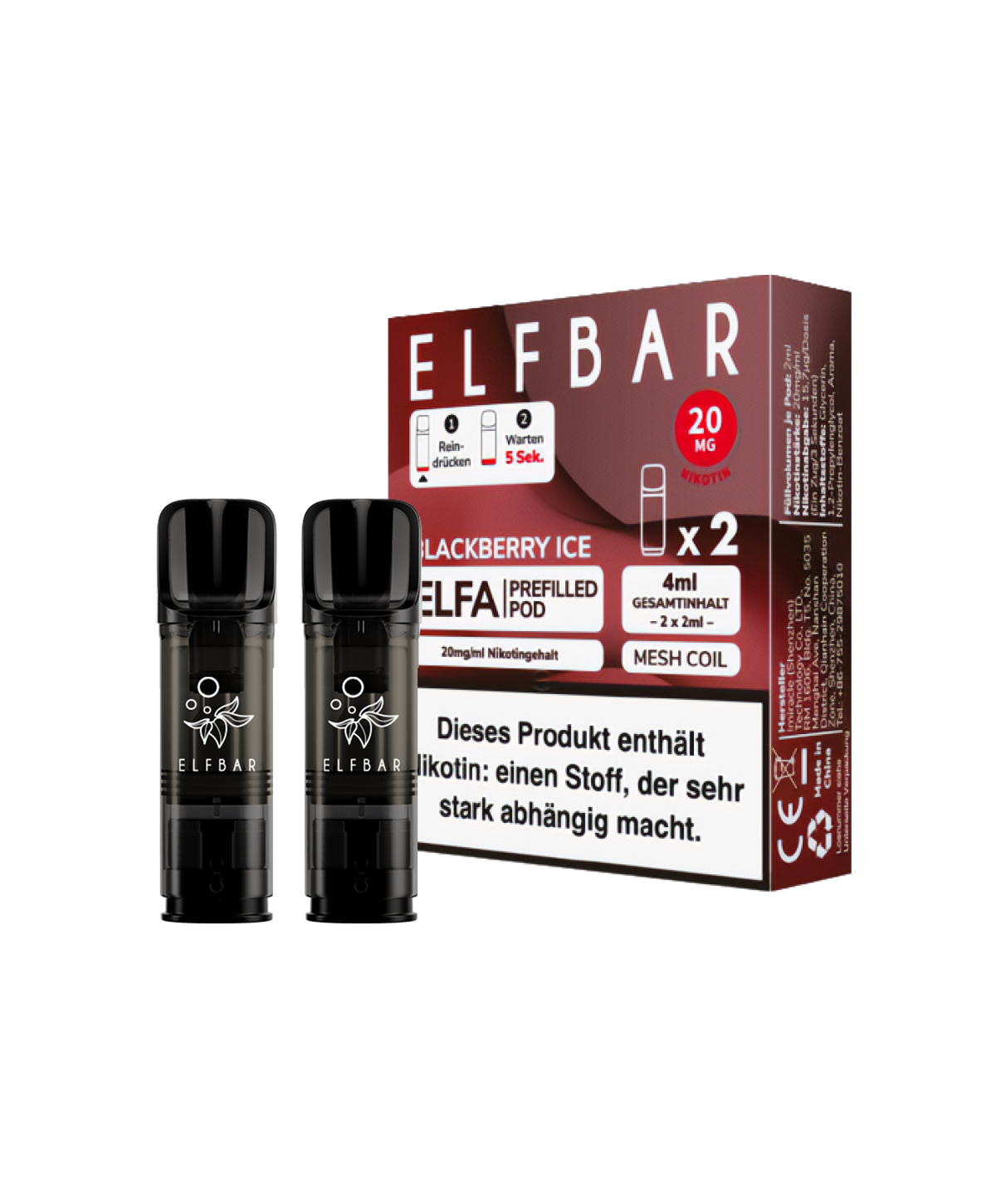 Elfa Pod - Blackberry Ice 2er Pack