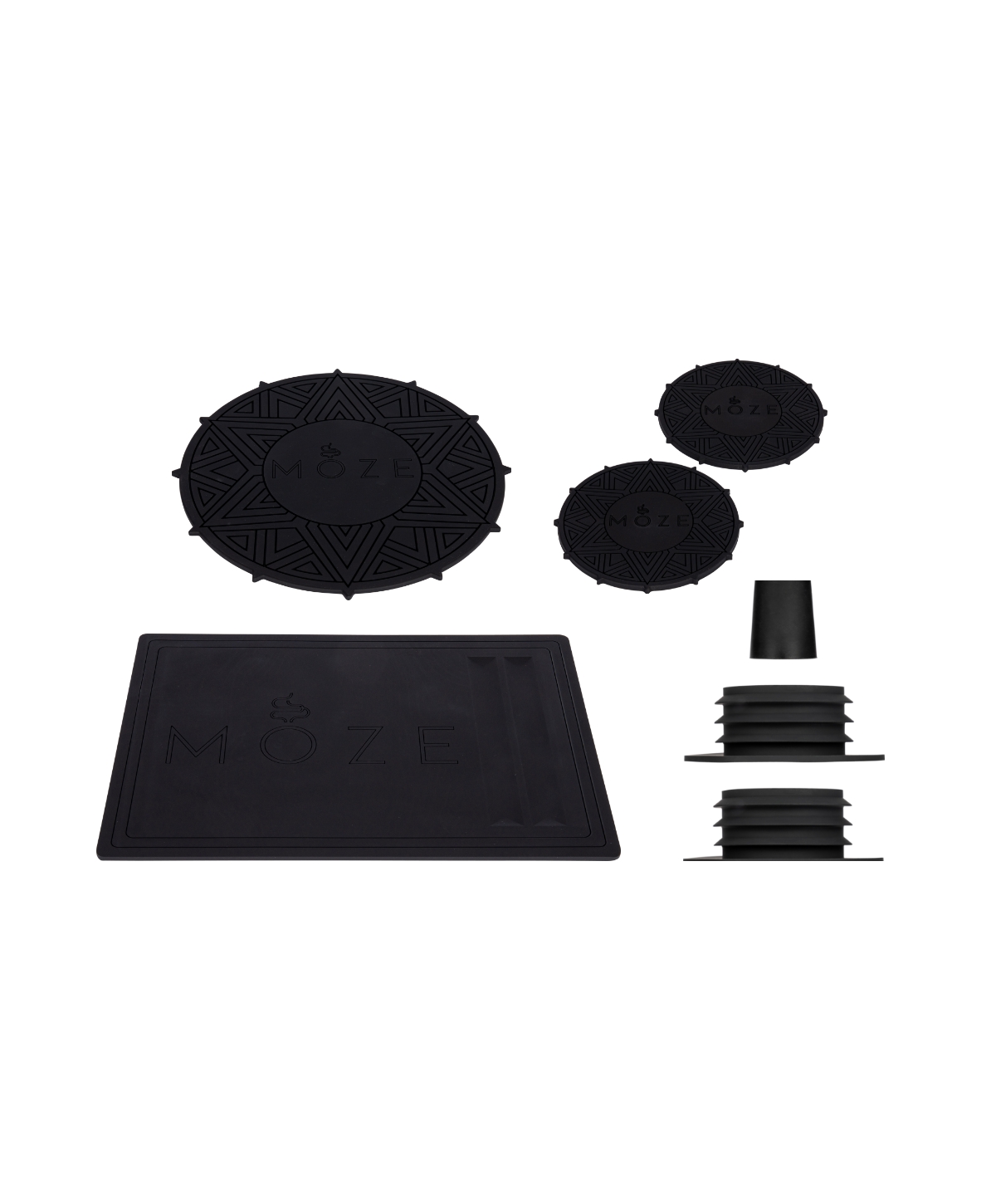 Moze Mini Coaster Set - Black