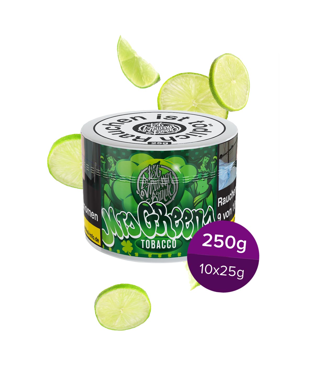 187 Strassenbande Mrs. Green's 250g Shisha Tabak