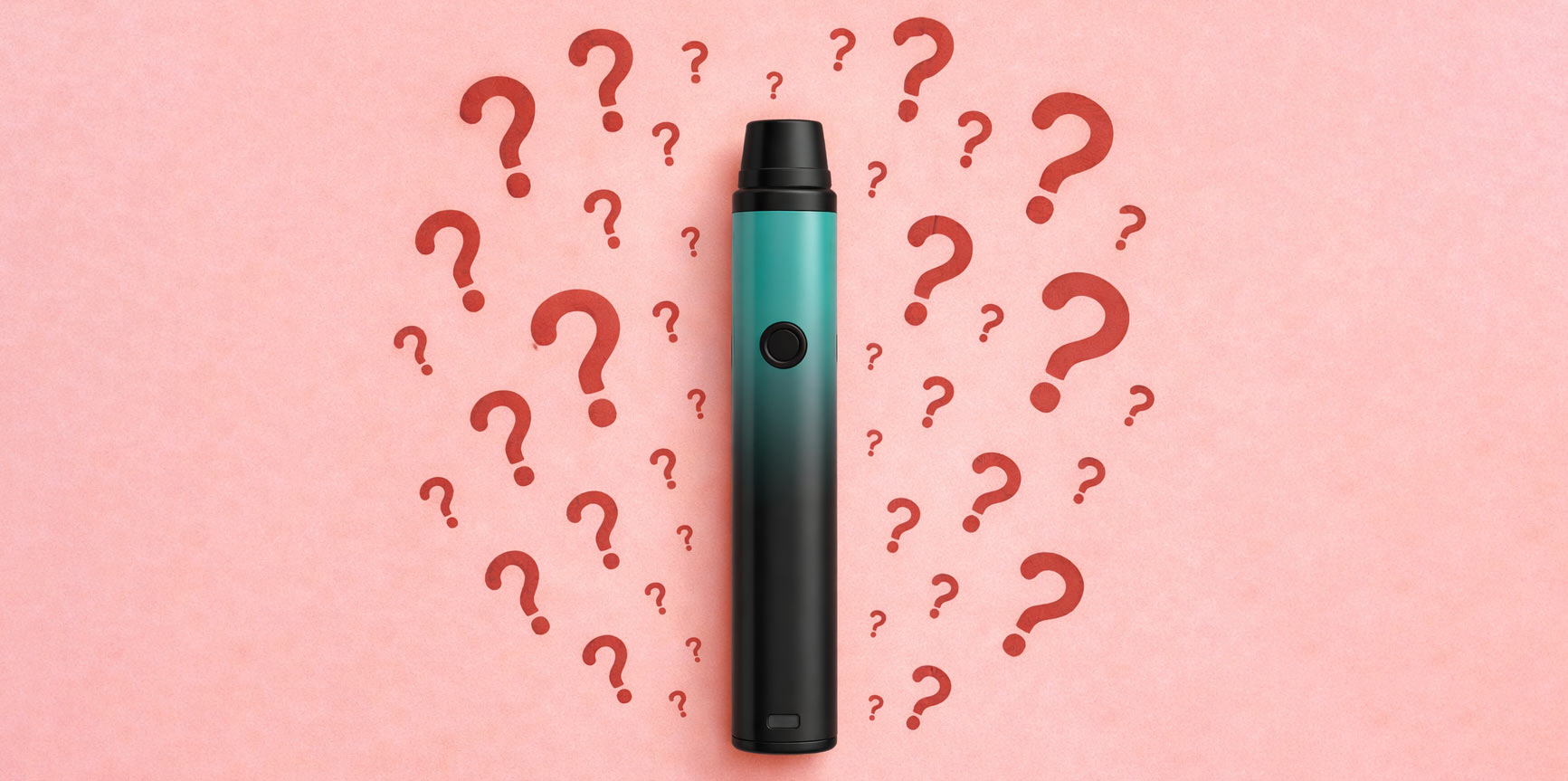 Eine Vape mit vielen Fragezeichen