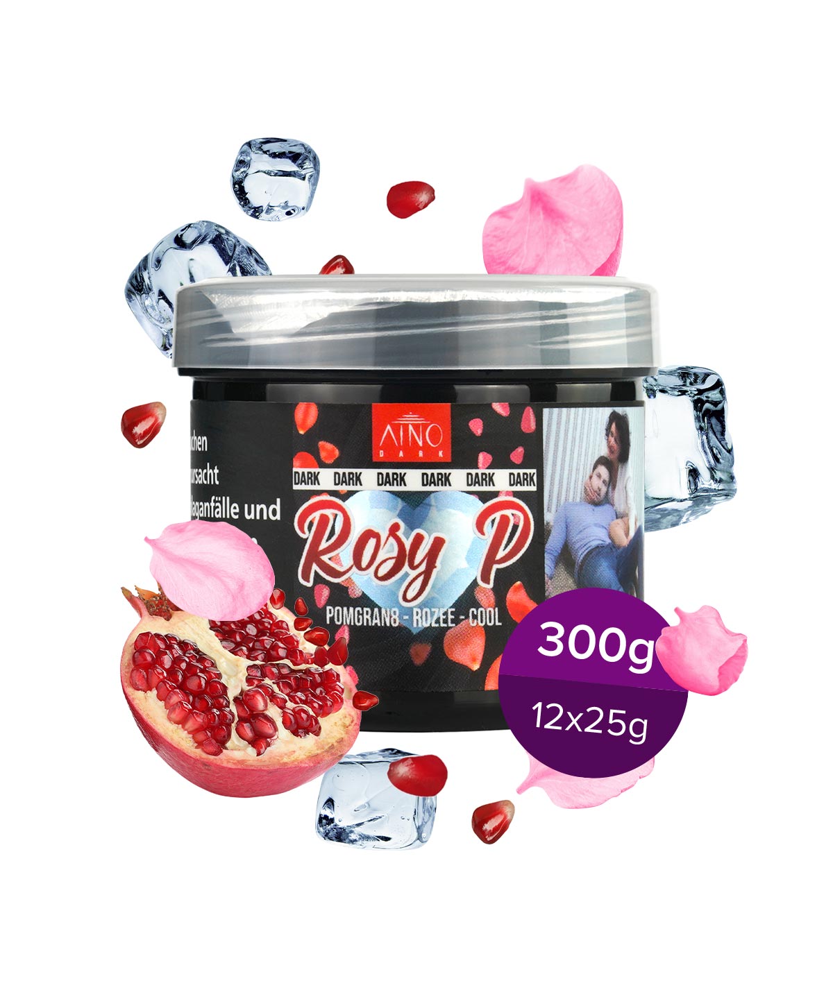 AINO Dark - Rosy P 300g Shisha Tabak