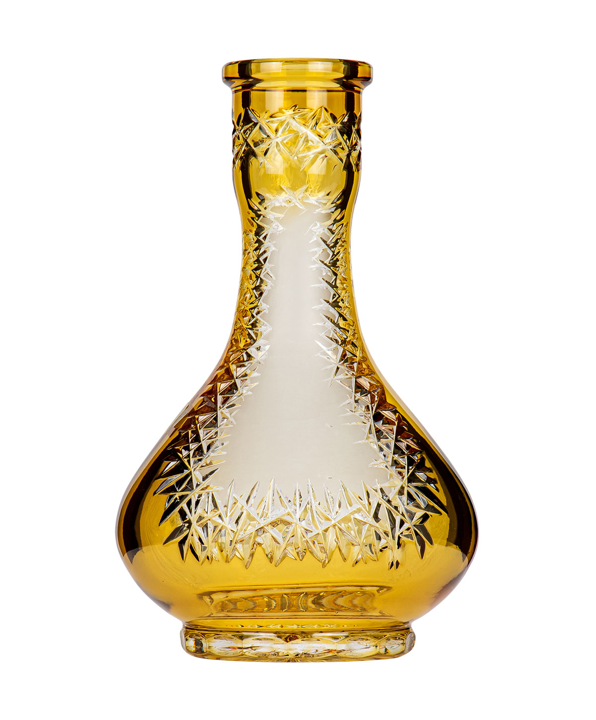 Caesar Crystal Large Drop - Frozen V - Yellow Shisha Bowl Caesar Crystal Large Drop - Frozen V - Yellow Shisha Bowl