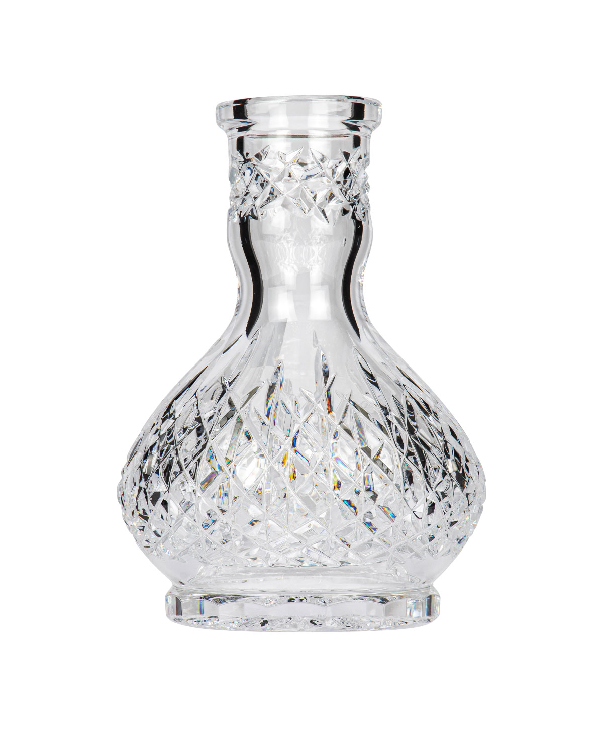 Moze Exclusive Glass Drop - Spike Cut - Clear Shisha Bowl