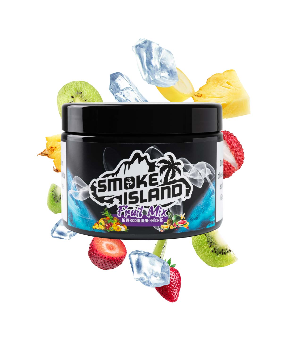Smoke Island Fruit Mix 200g Hookah tobacco without nicotine Smoke Island Fruit Mix 200g Hookah tobacco without nicotine