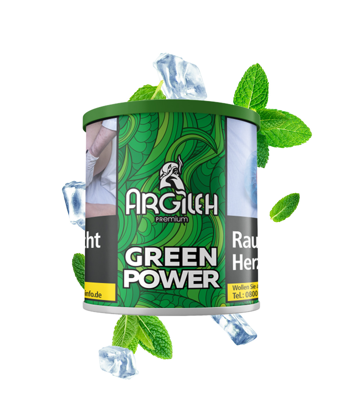Argileh Green Power 200g Hookah tobacco Argileh Green Power 200g Hookah tobacco