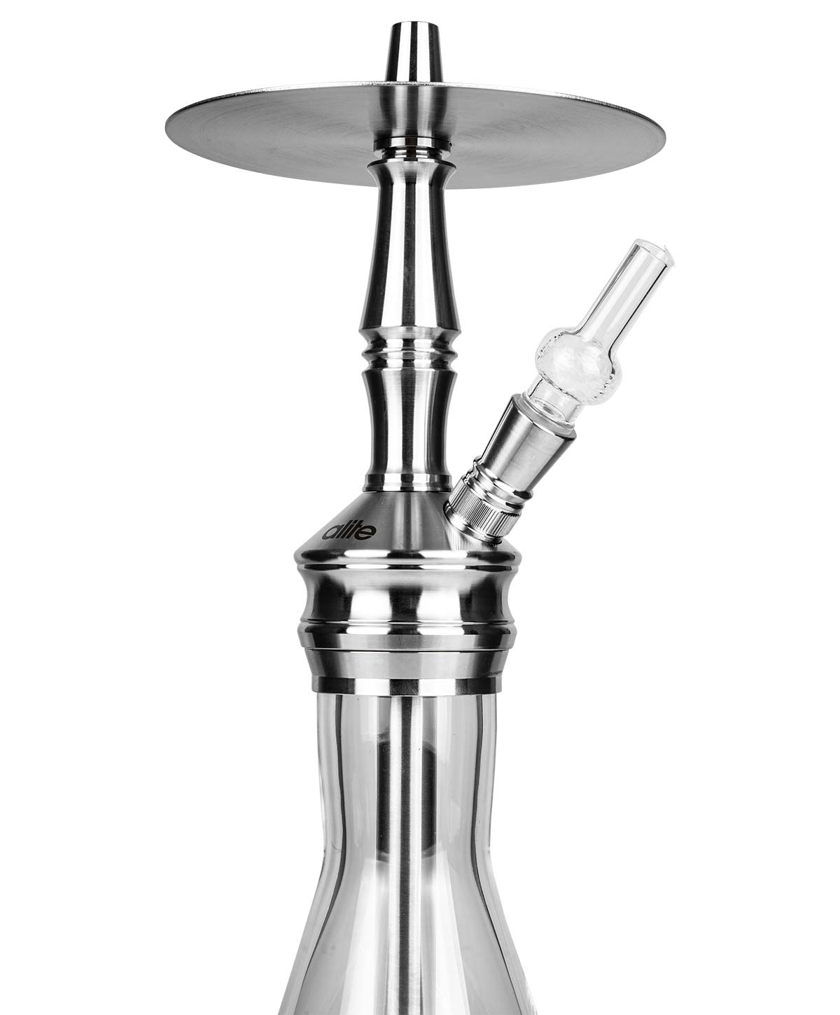 alite Glass Hose Adapter - Round - White Hookah alite Glass Hose Adapter - Round - White Hookah