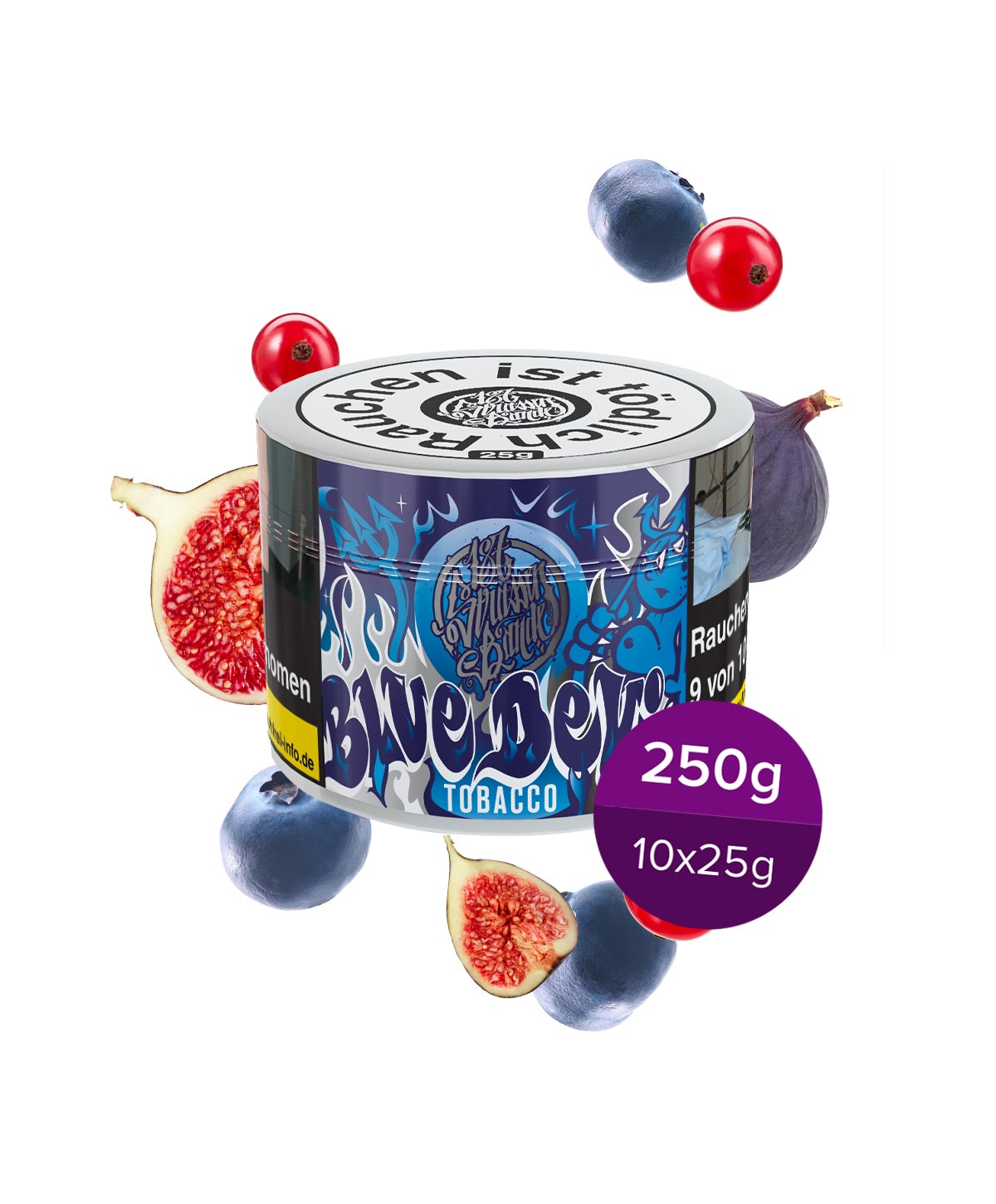 187 Strassenbande Blue Devil 250g Shisha Tabak