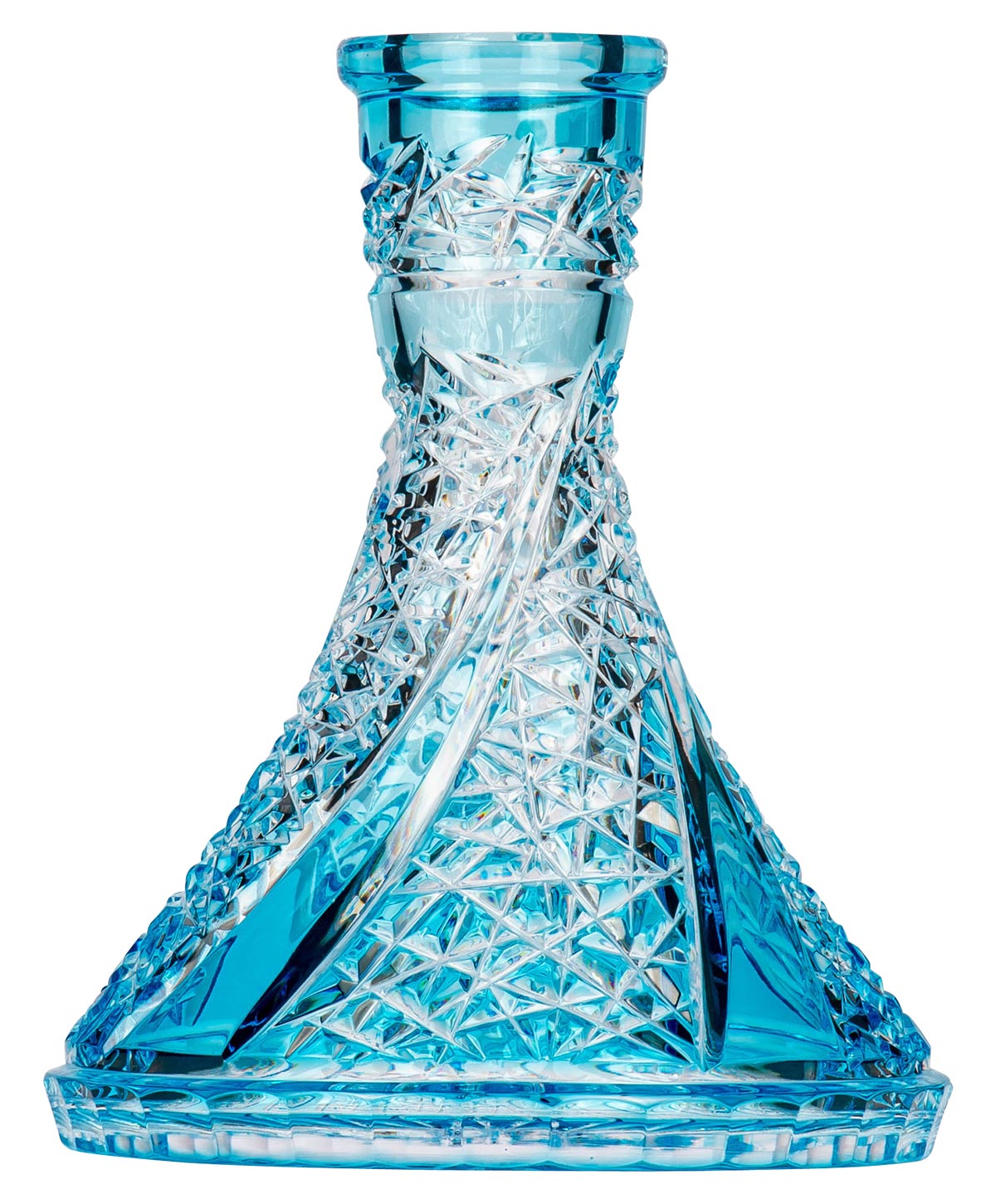 Caesar Crystal Cone - Fan Cut - Turquoise