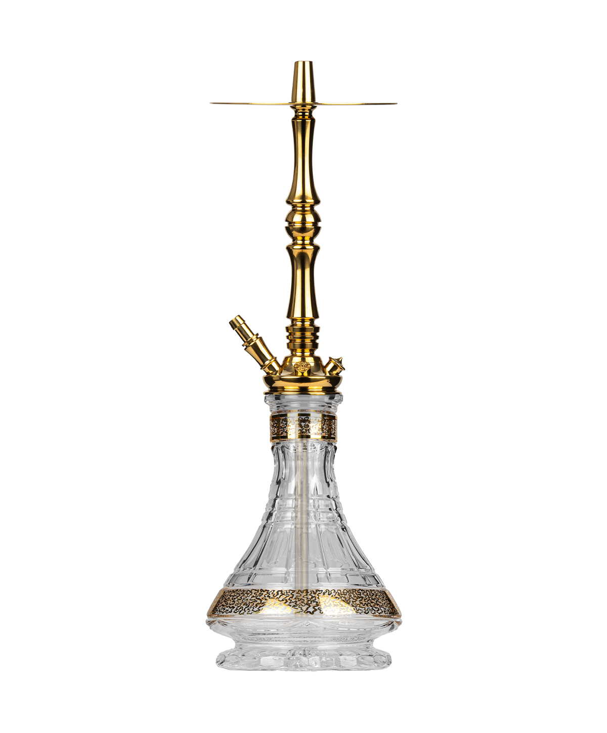 Moze Tradi L - Gold - Caesar Crystal Zayna Hookah