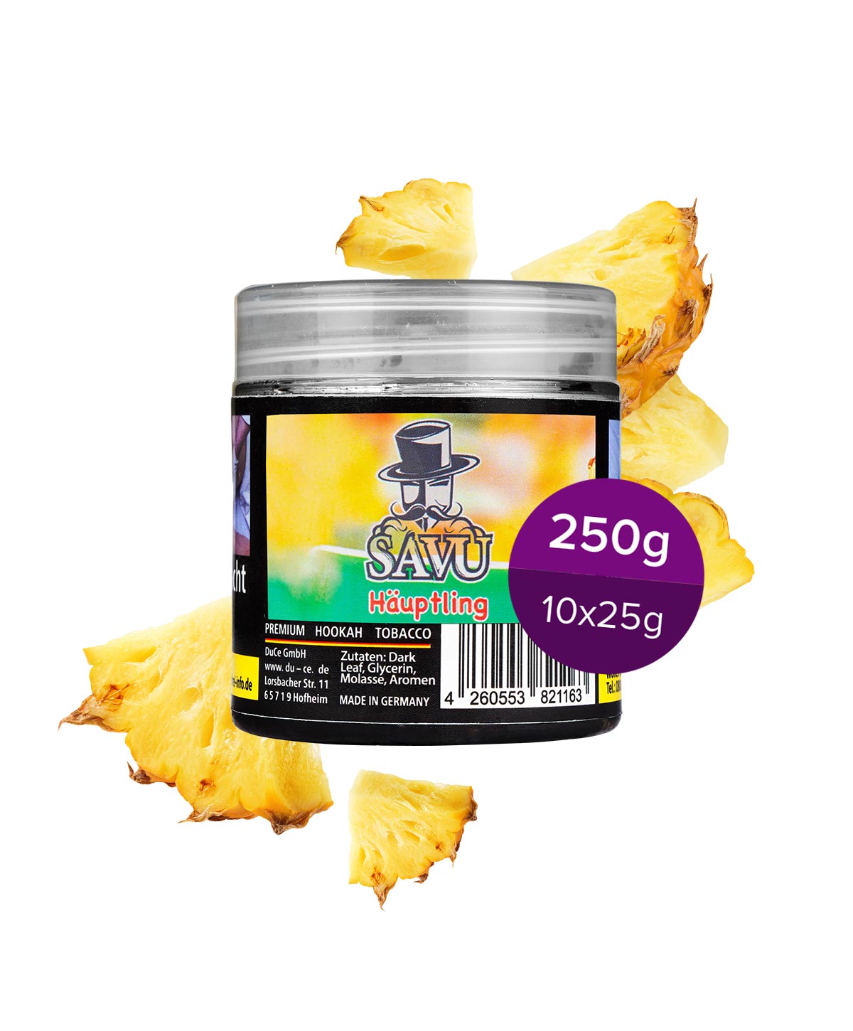 Savu Häuptling 250g Shisha Tabak