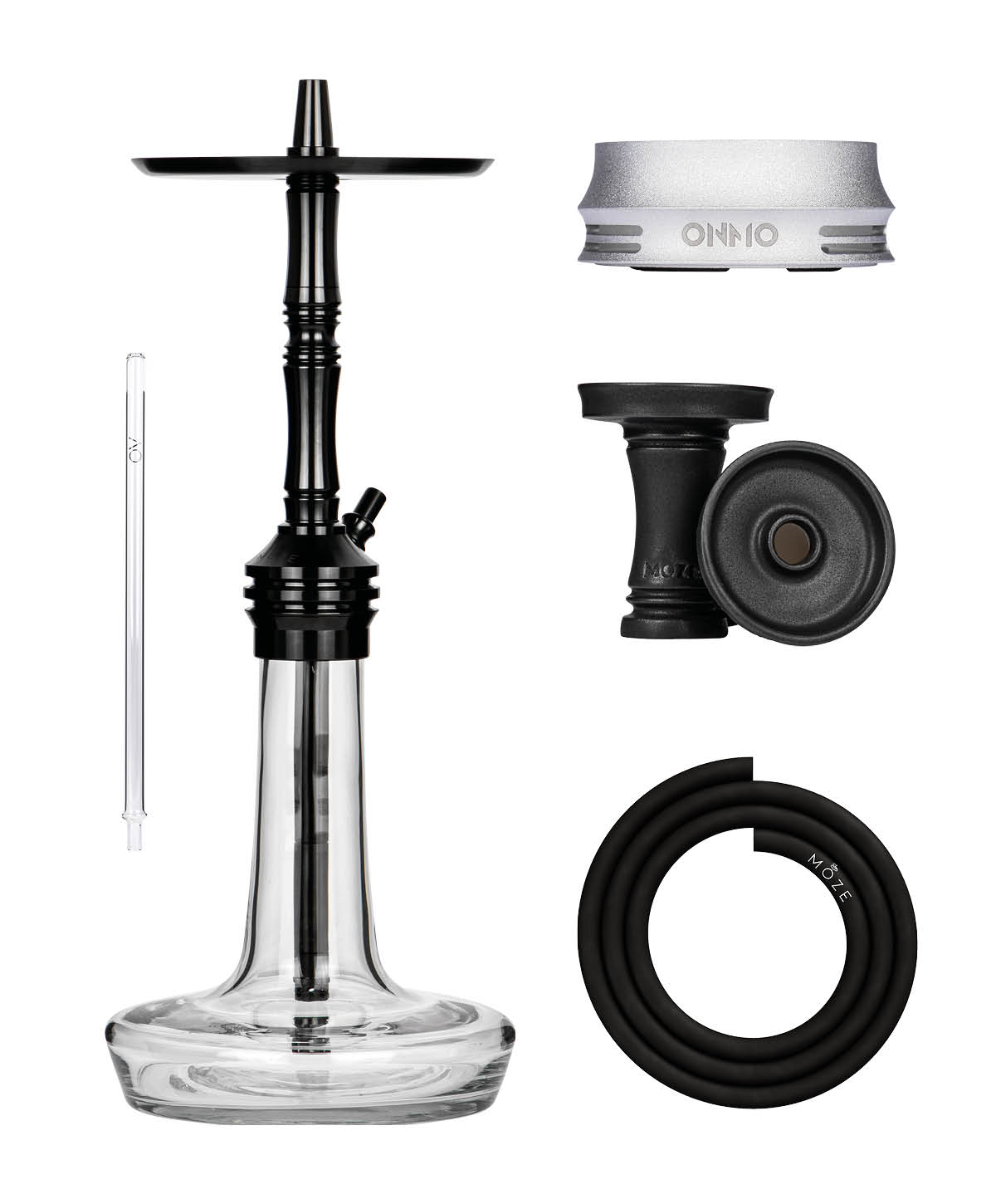 Moze Varity Lounge Black - Clear - Black Steel Bundle