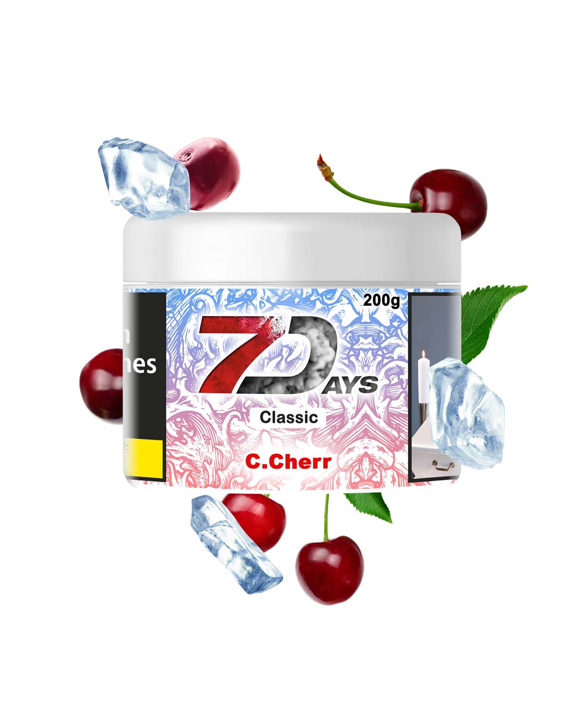 7 Days Classic C. Cherr 200g Hookah Tobacco