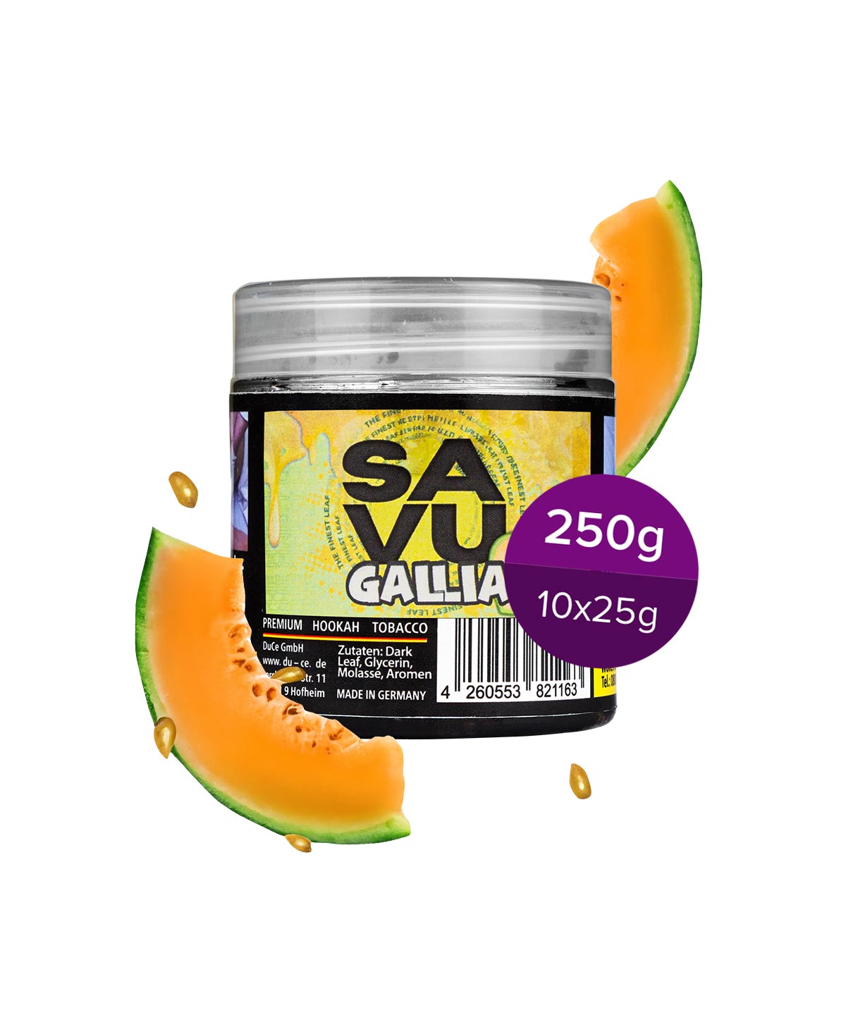 Savu Gallia 250g Hookah Tobacco