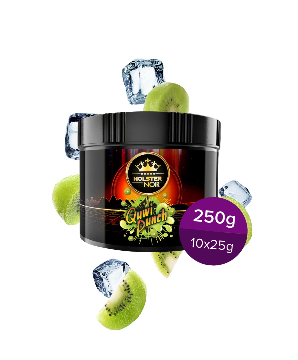 Holster Noir Quwi Punch 250g Shisha Tabak