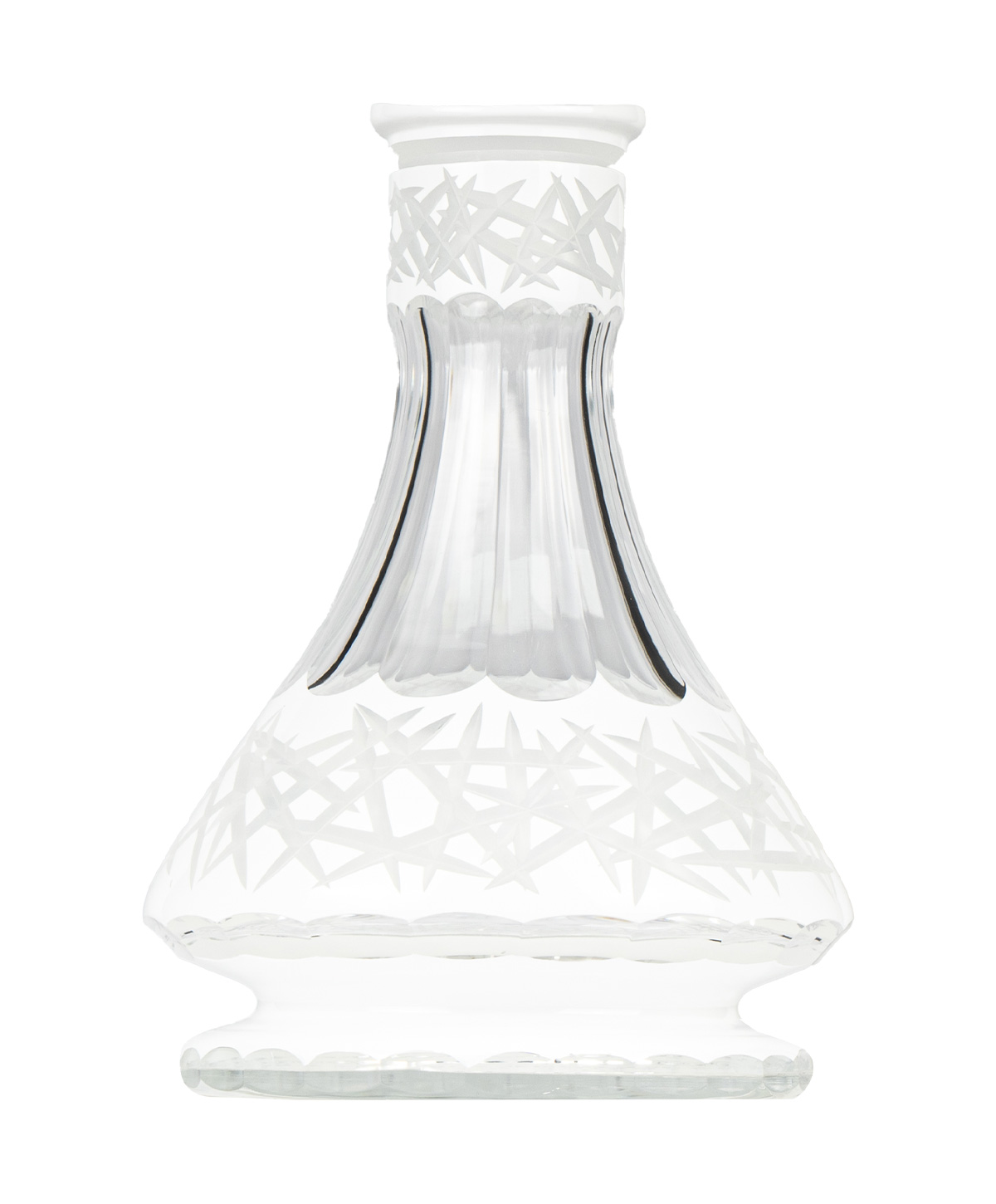 Caesar Crystal Large Ufo - White Hookah Glass