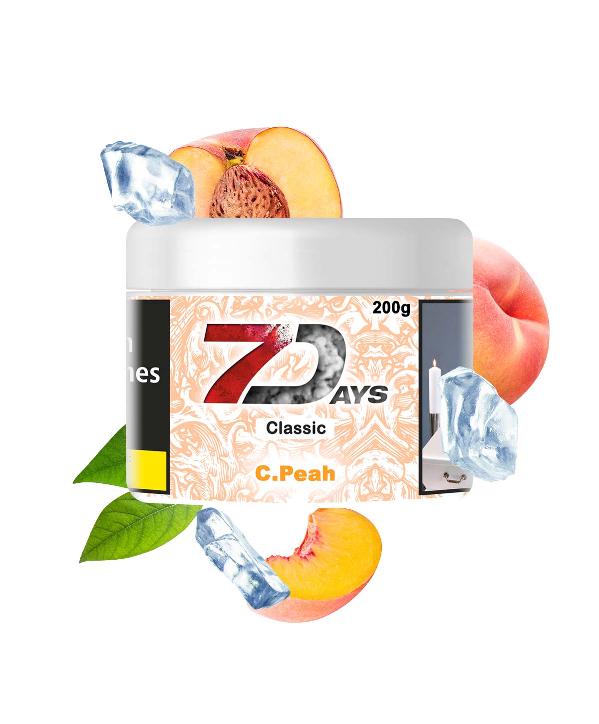 7 Days Classic C. Peah 200g Hookah Tobacco