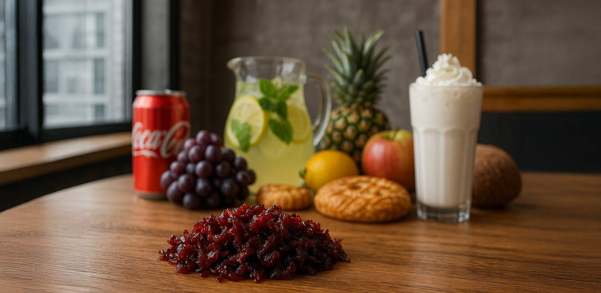 Coverbild mit Shisha Tabak und Früchten