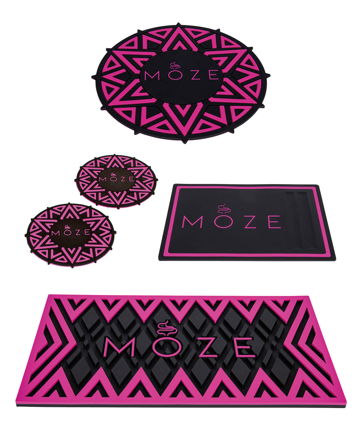 Moze Coaster Set Purple