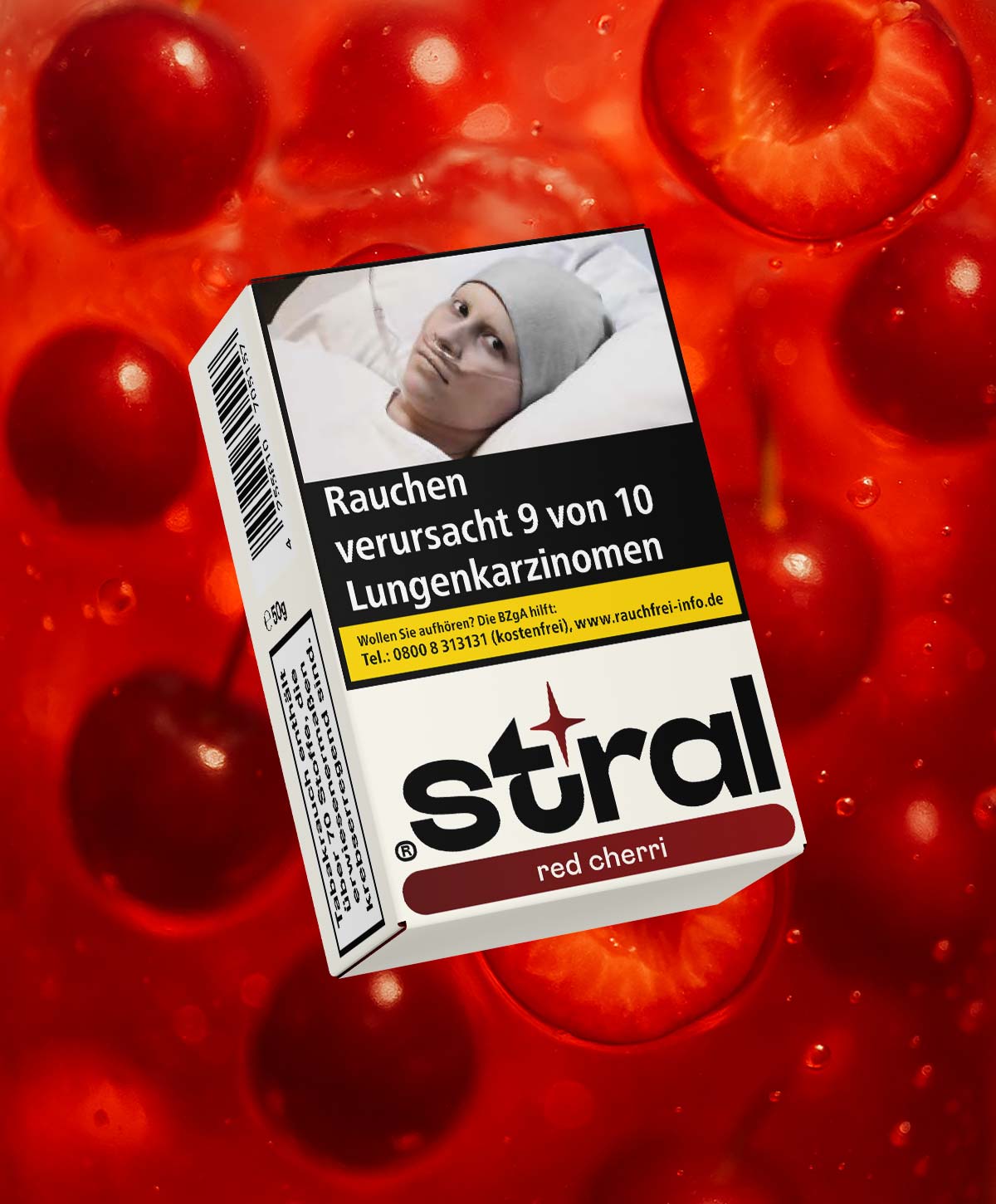 stral red cherri 50g Hookah Tobacco