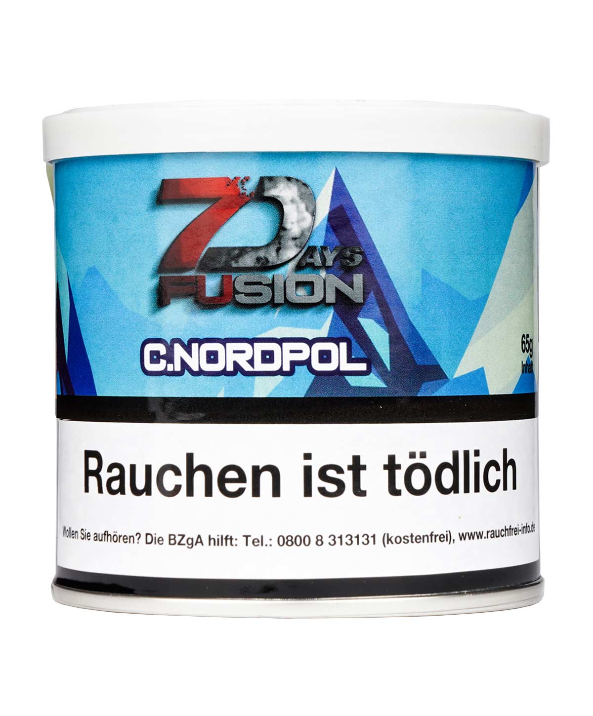 7 Days Fusion C.Nordpol Dry Base 65g Shisha Pfeifentabak