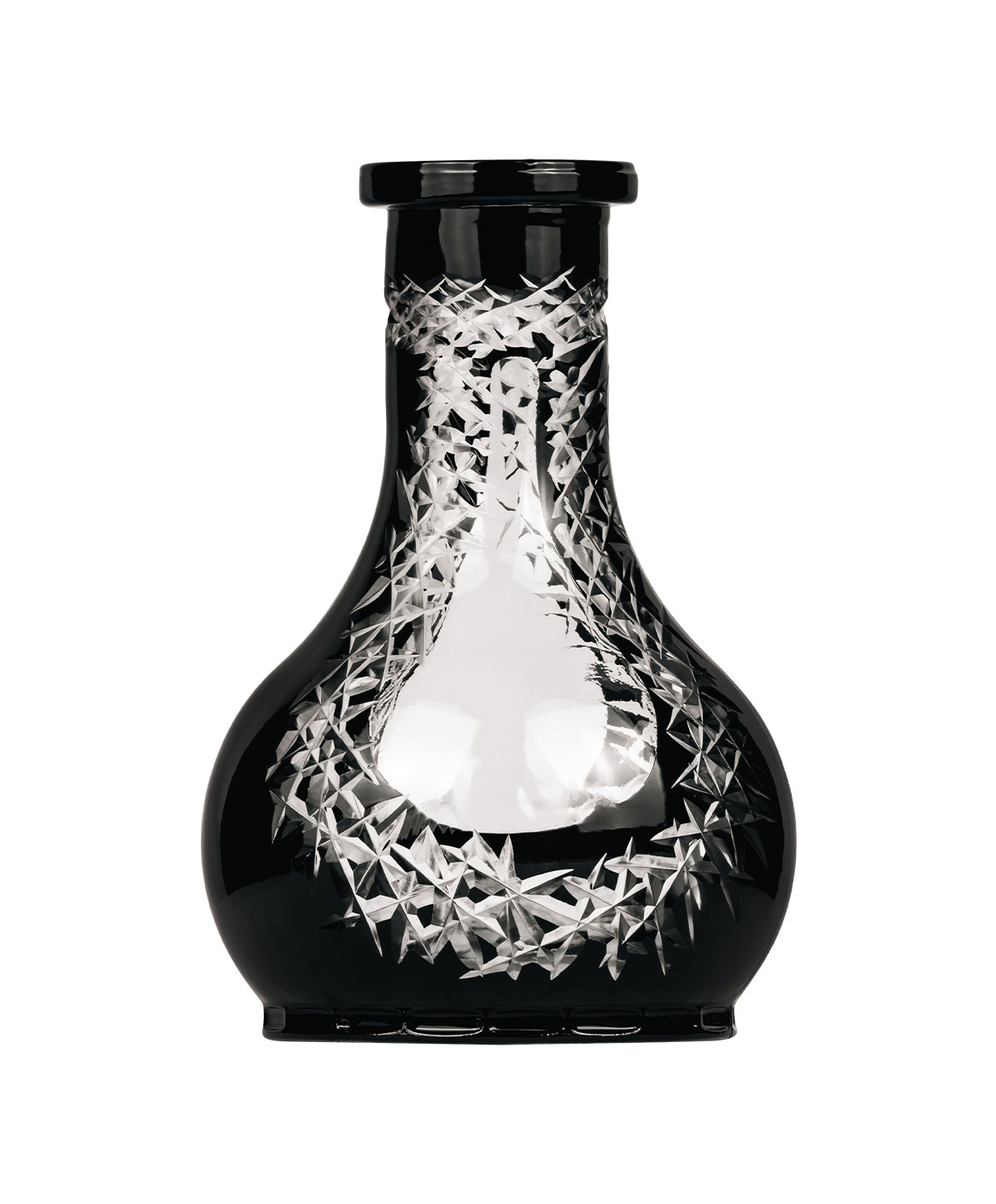 Dash Mini - Uovo Bright 2.0 Black Hookah Glass Dash Mini - Uovo Bright 2.0 Black Hookah Glass