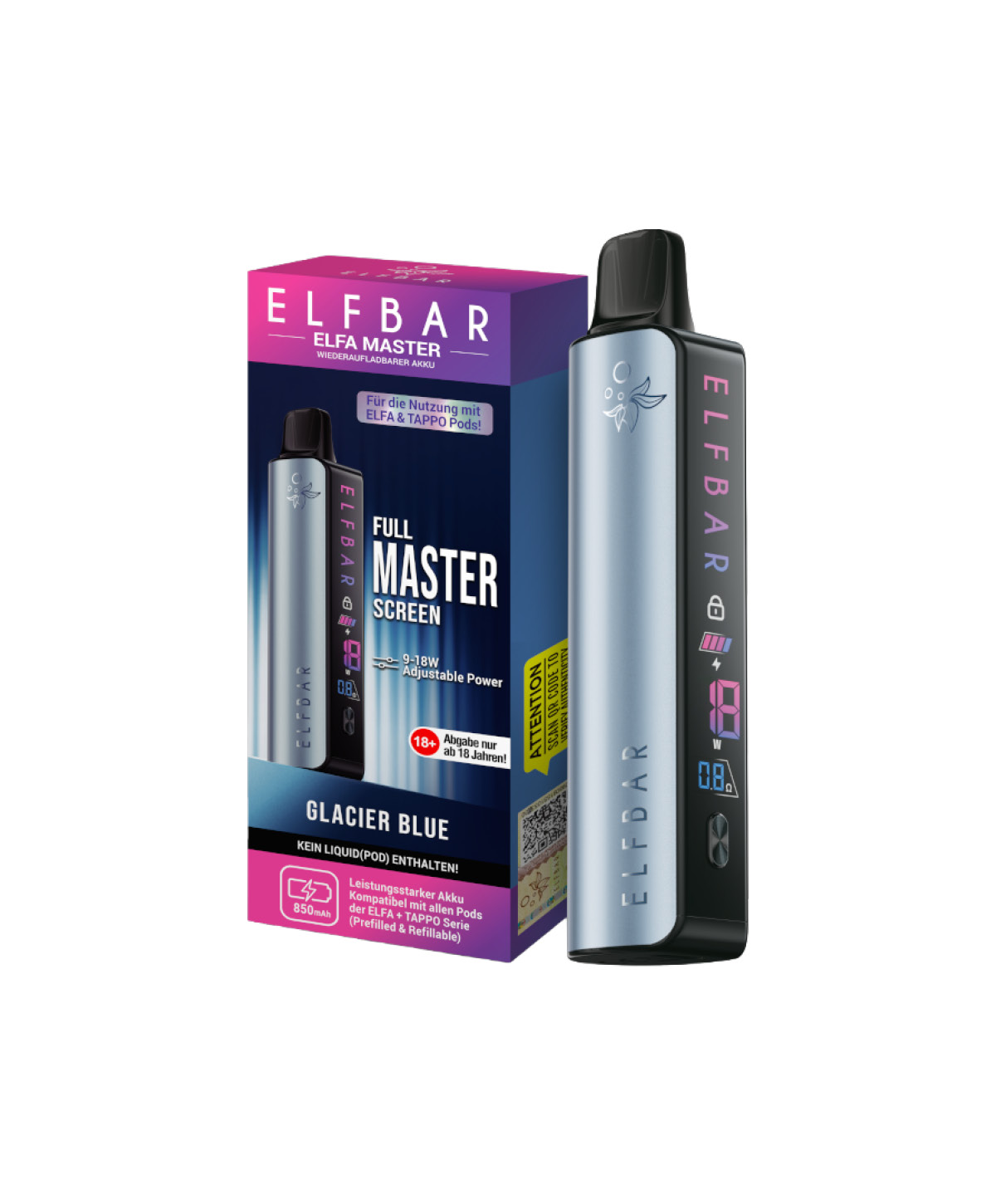 Elfa Master battery device - Glacier Blue Elfa Master battery device - Glacier Blue