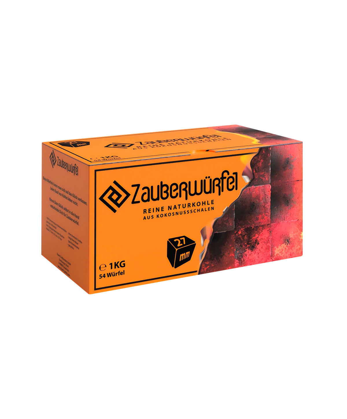 Zauberwürfel Shisha Kohle 27mm 1kg