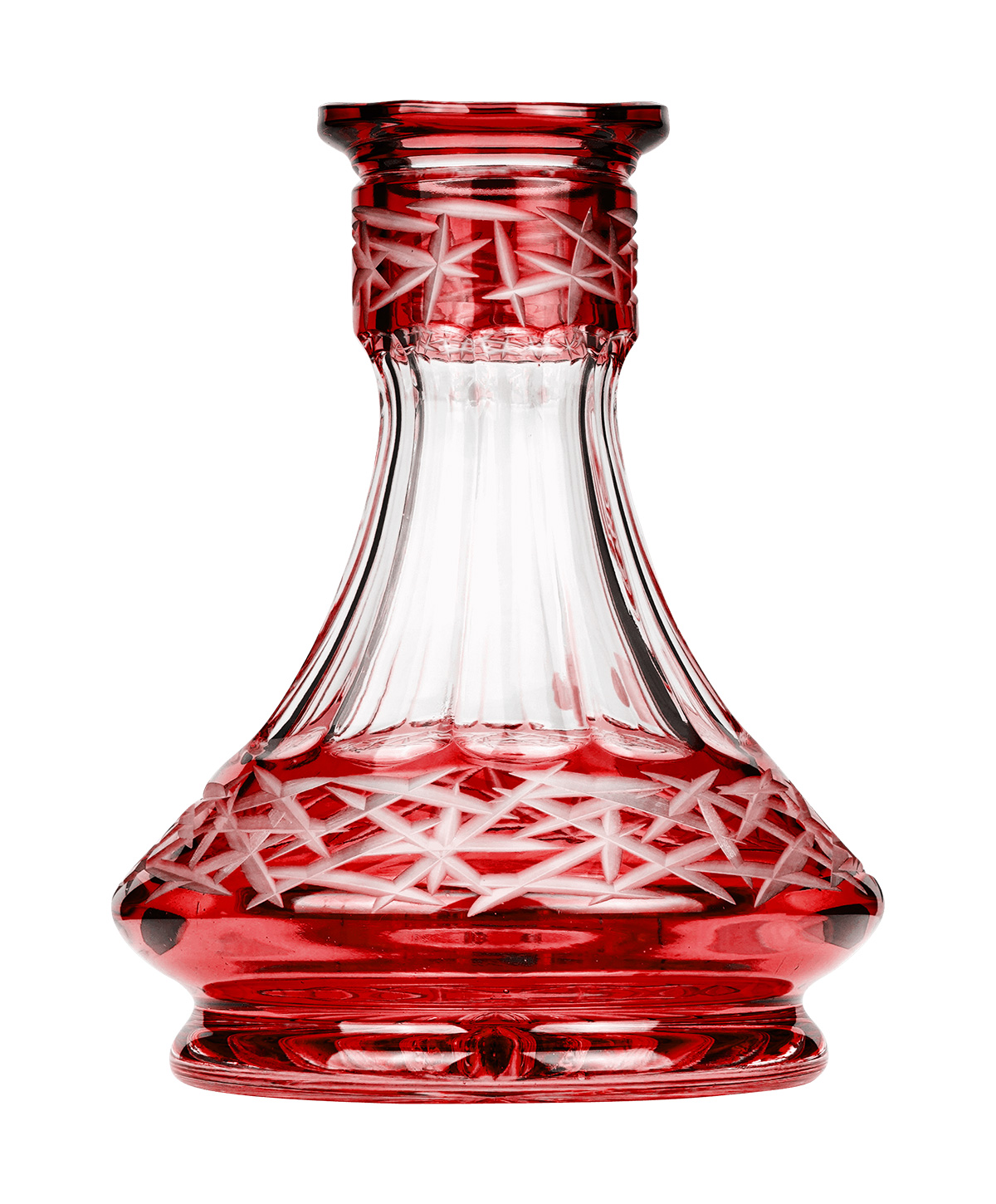 Caesar Crystal Small Ufo - Red Shisha Bowl