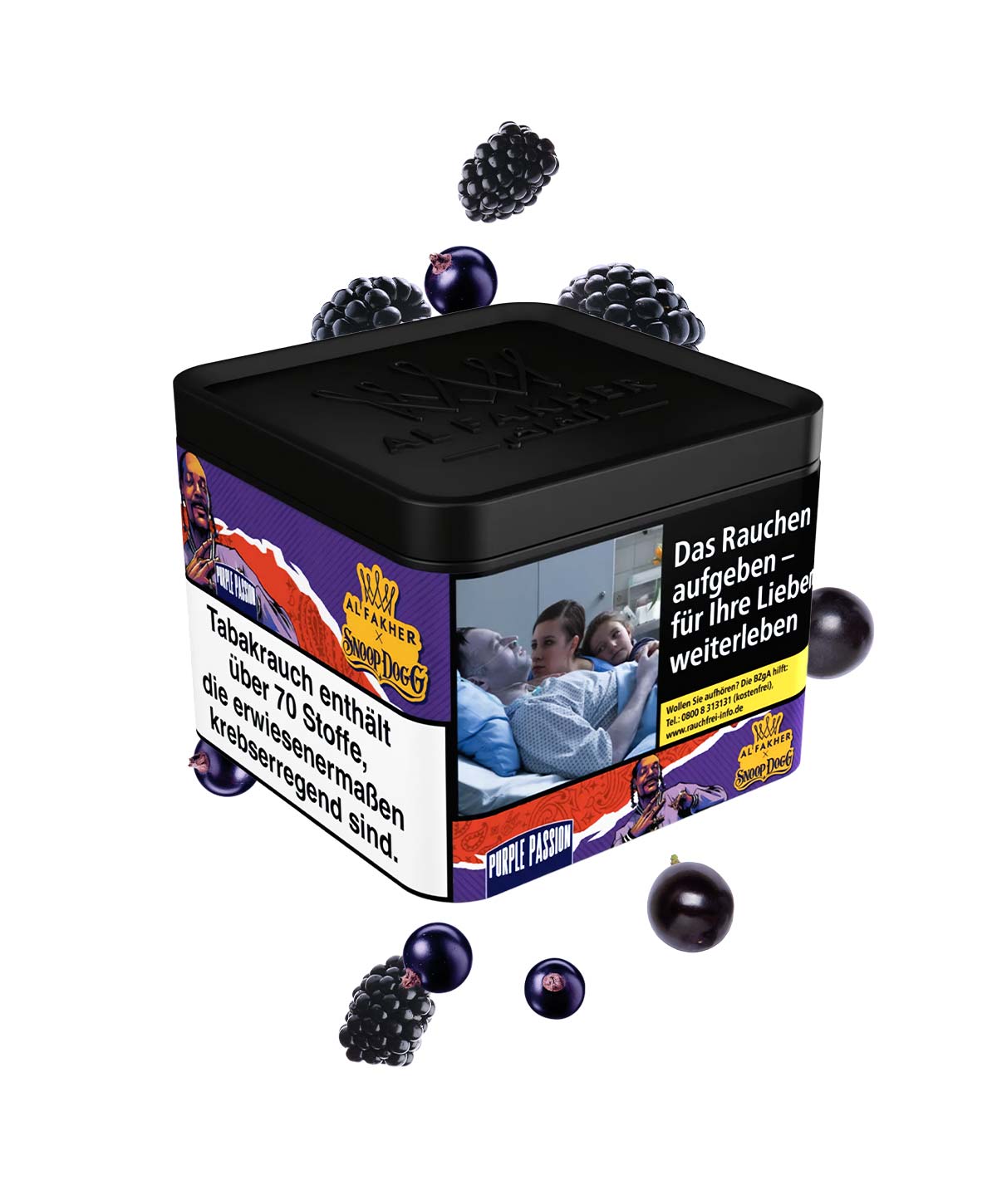 AL FAKHER Snoop Dogg Purple Passion 180g Shisha Tabak AL FAKHER Snoop Dogg Purple Passion 180g Shisha Tabak