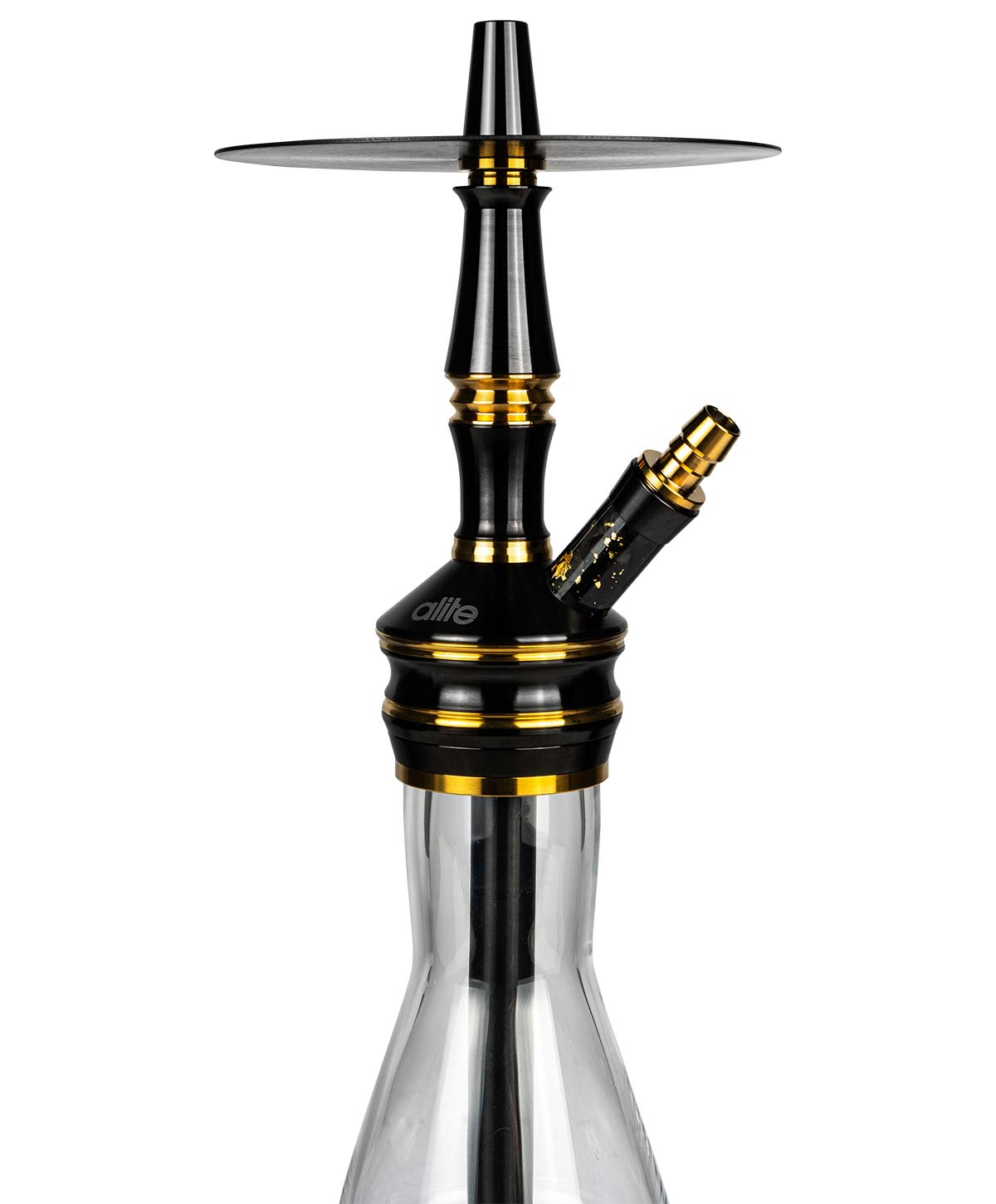 alite Carbon Schlauchaufnahme - Black/Gold Flakes Shisha alite Carbon Schlauchaufnahme - Black/Gold Flakes Shisha