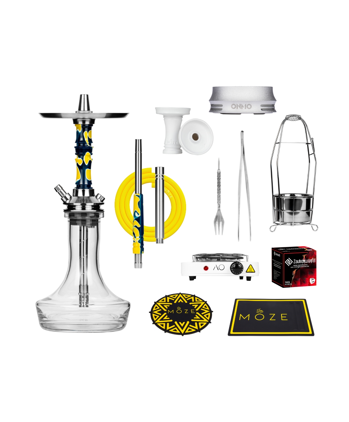 Moze Breeze Pro - Candy Line Blue/Yellow All in One Bundle