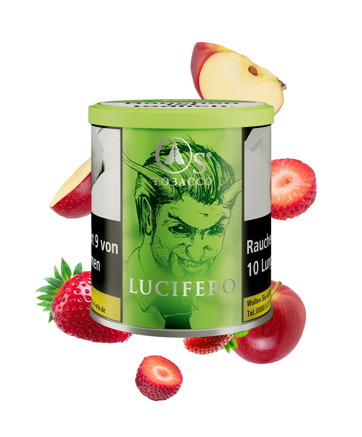 O's Tobacco Lucifero Dry Base 65g Shisha Pfeifentabak