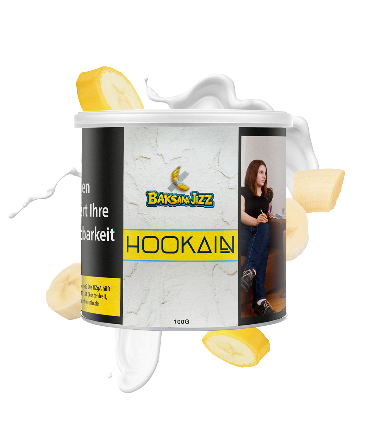 Hookain Baksana Jizz 100g Shisha Tabak Hookain Baksana Jizz 100g Shisha Tabak