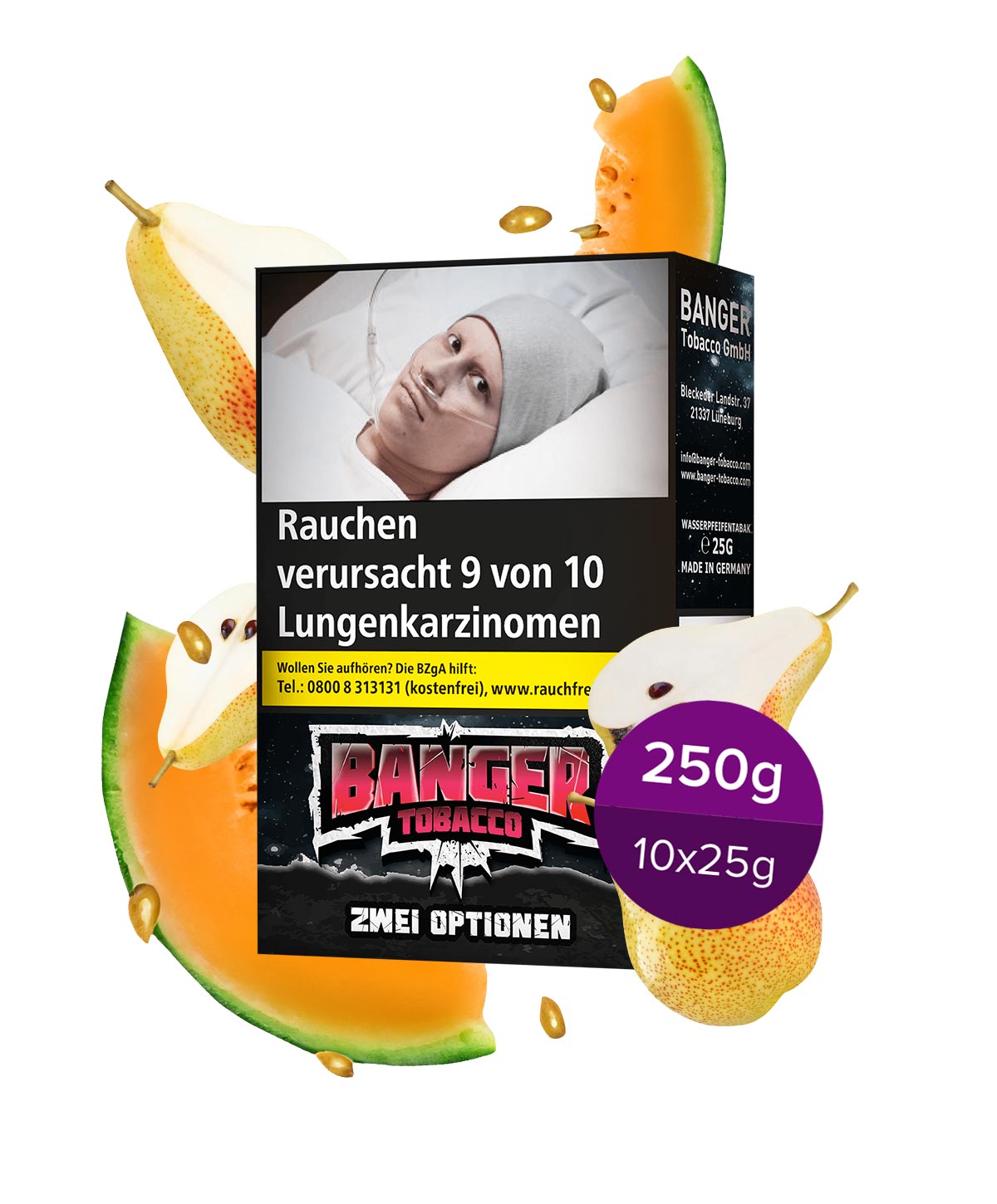 Banger Tobacco Zwei Optionen 250g Shisha Tabak