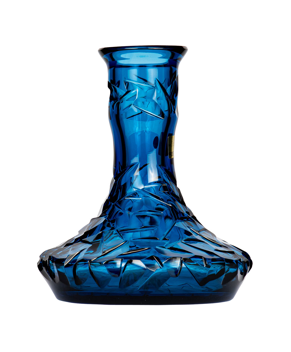 Caesar Crystal Small Arc - Floe - Blue Hookah Glass Caesar Crystal Small Arc - Floe - Blue Hookah Glass
