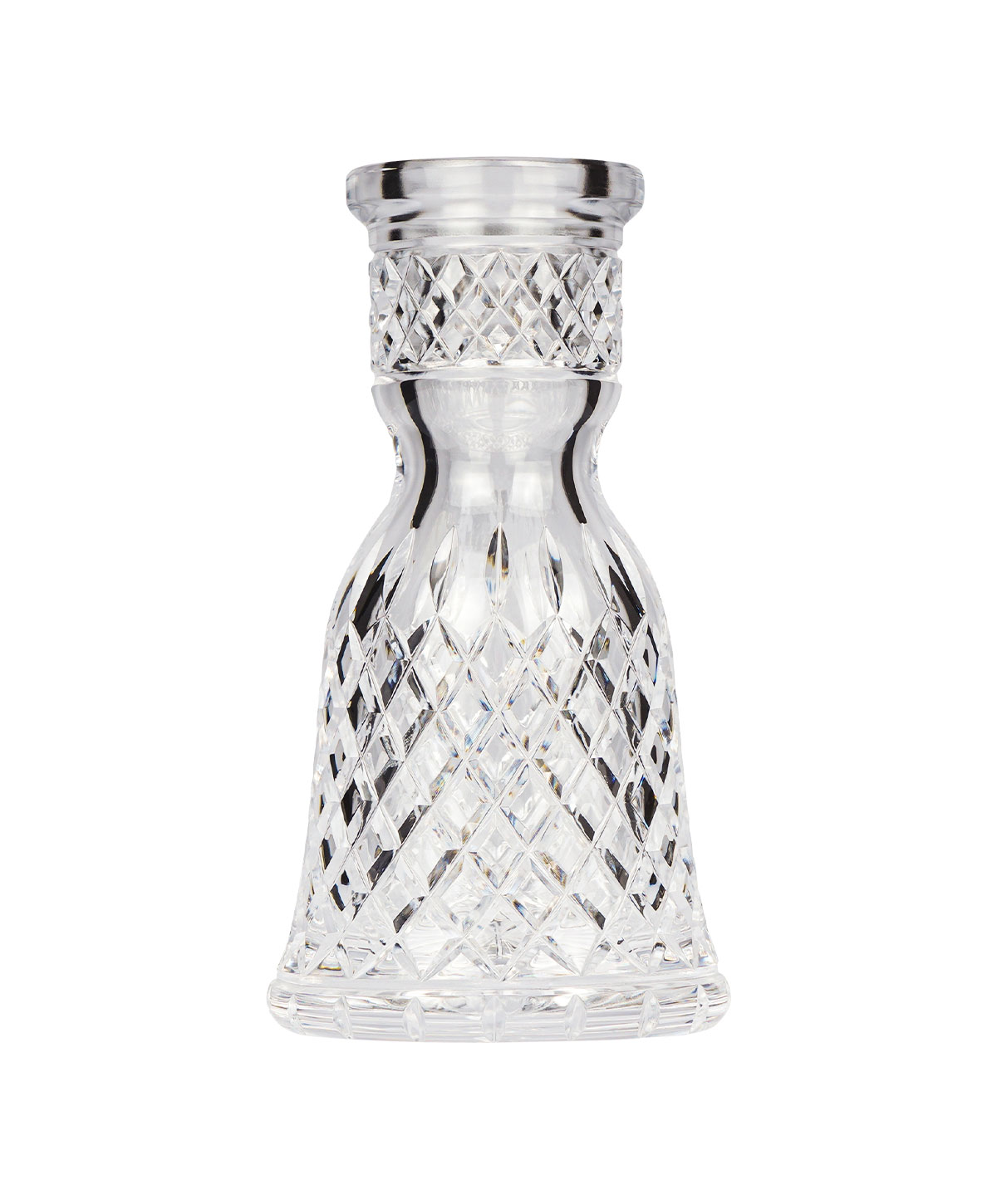 Caesar Crystal Small Tradi - Crown Cut - Clear Hookah Glass Caesar Crystal Small Tradi - Crown Cut - Clear Hookah Glass