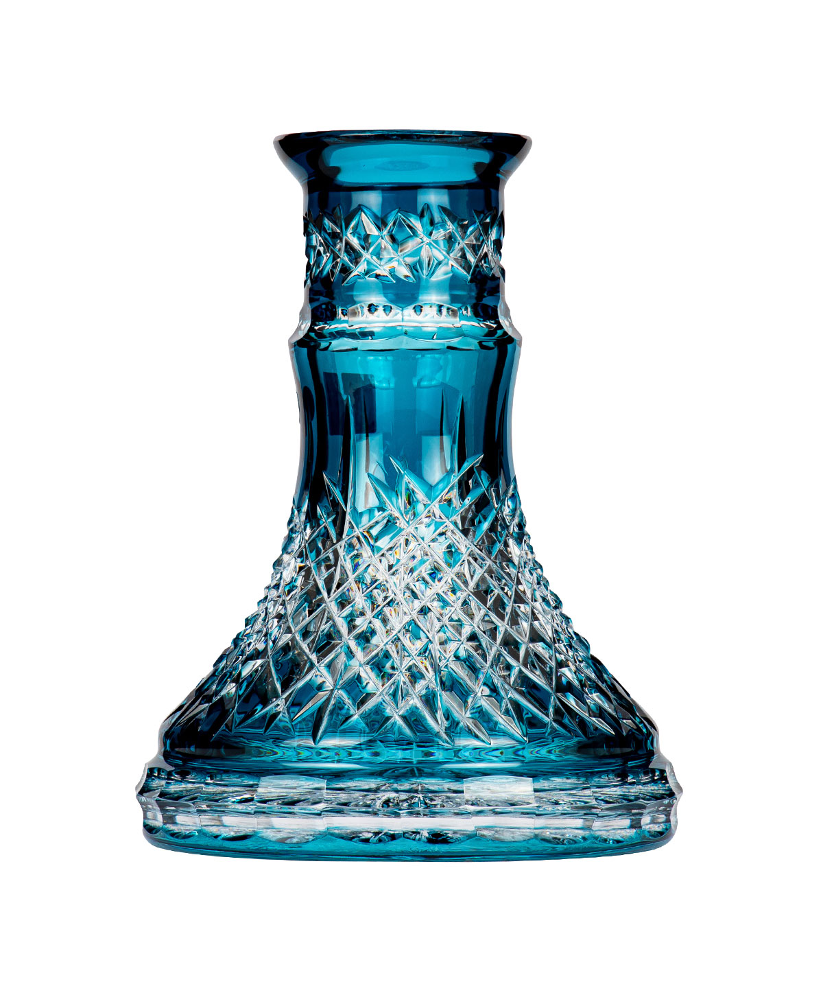 Moze Exclusive Glass Wild Cut - Blue Hookah Glass