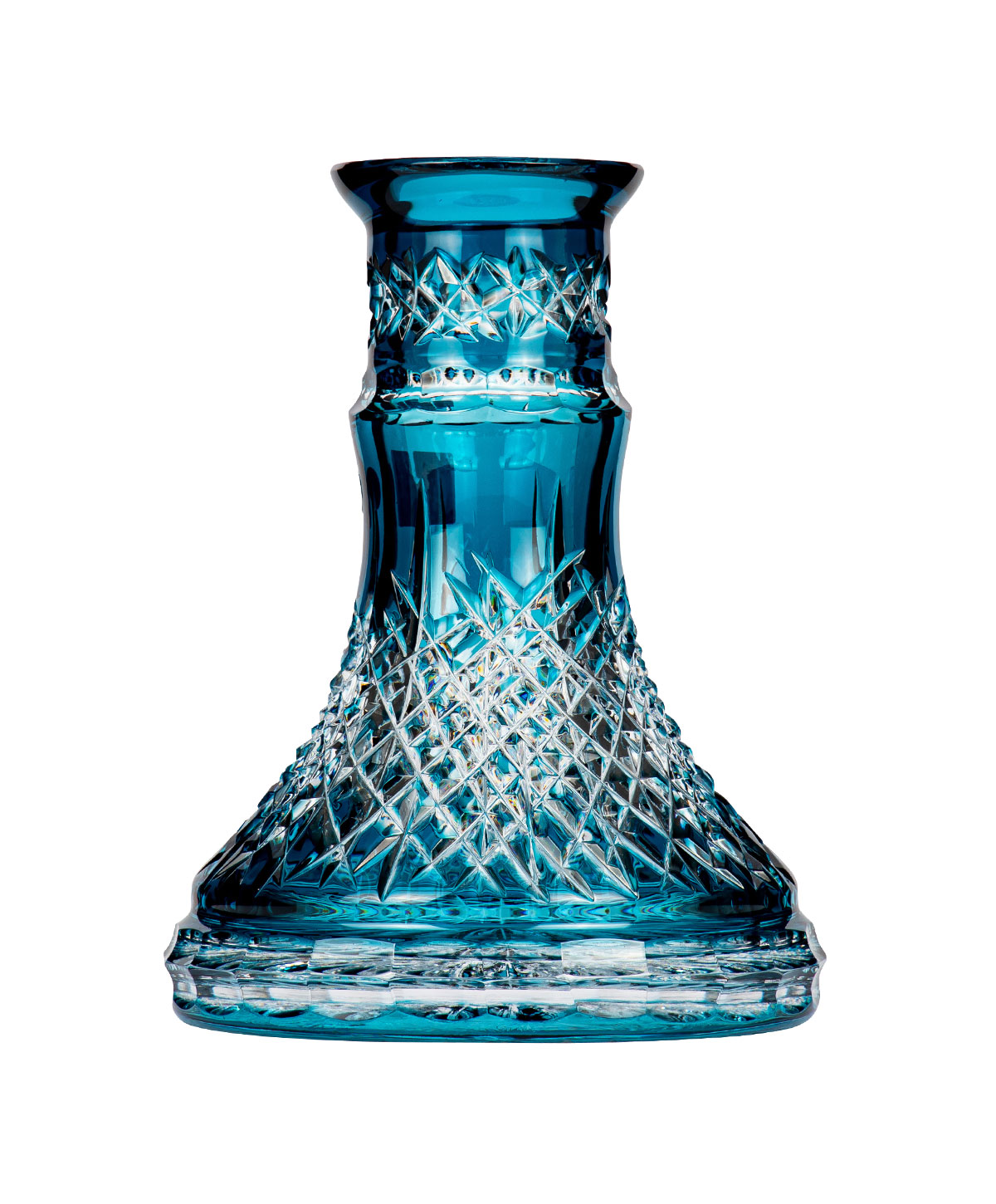 Caesar Crystal Small Wild Cut - Blue Shisha Bowl