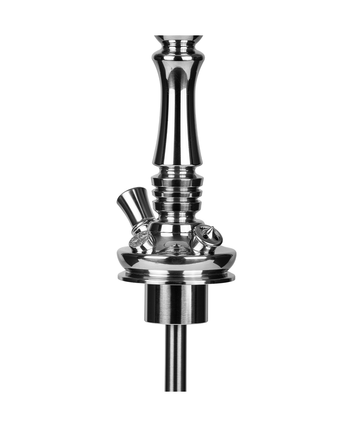 Moze Tradi L - Silver - Caesar Crystal Red Hookah