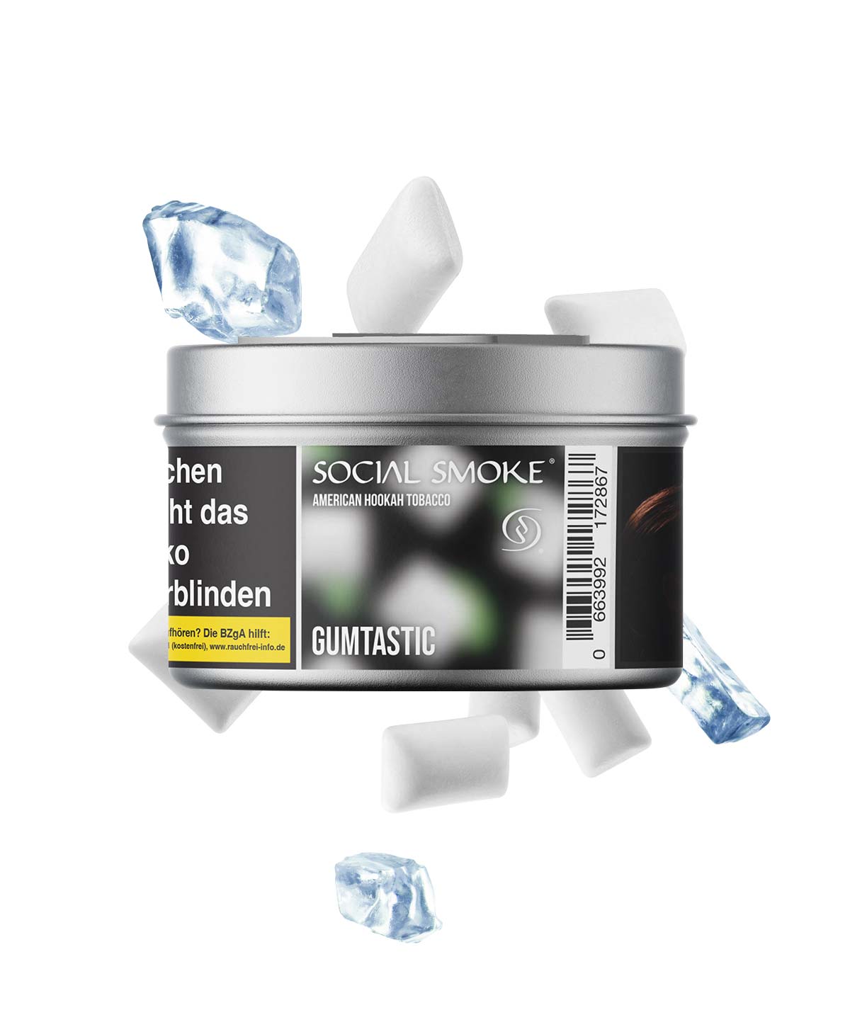Social Smoke Gumtastic 200g Hookah Tobacco