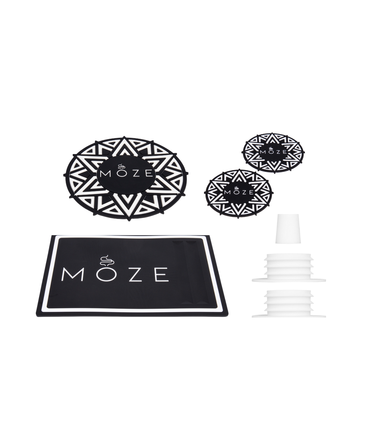 Moze Mini Coaster Set - White