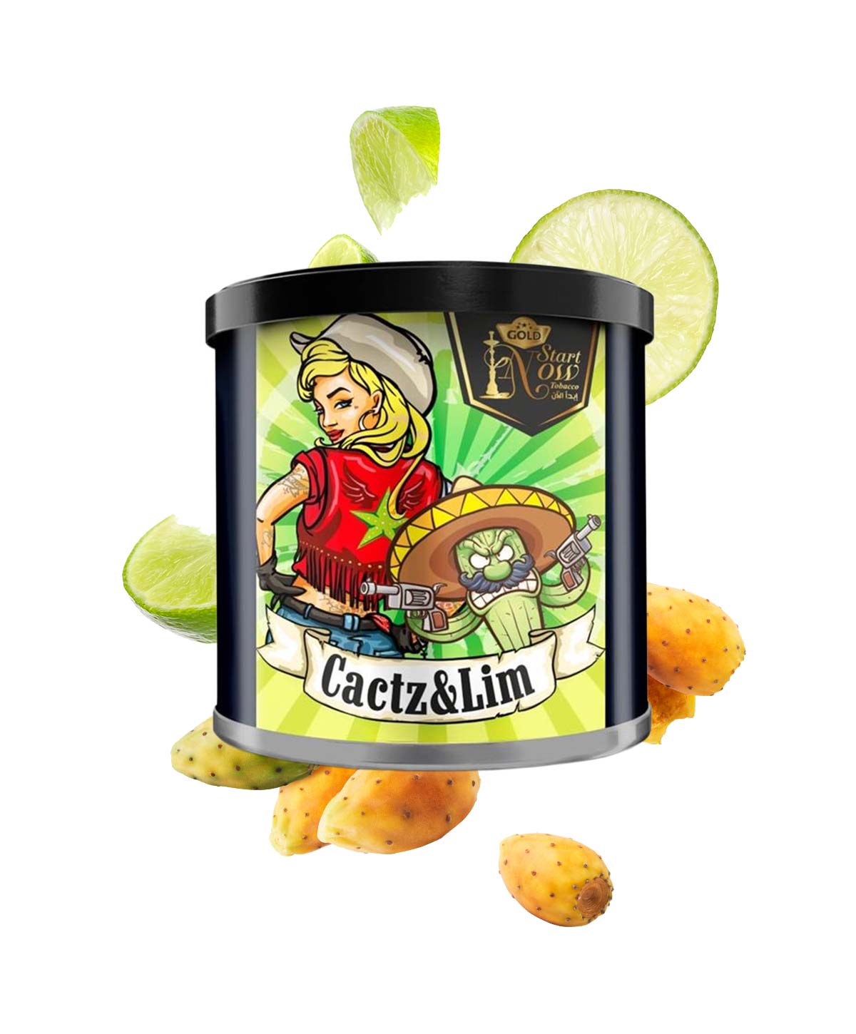 Start Now Cactz & Lim 200g Hookah Tobacco