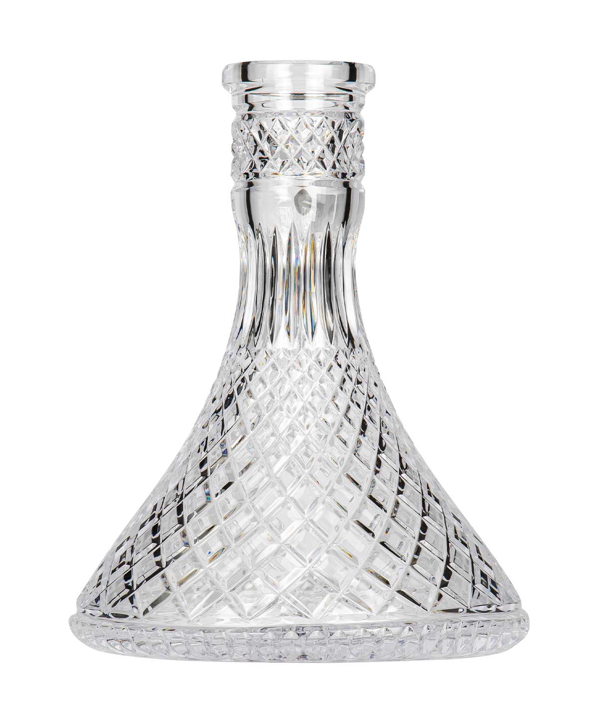 Caesar Crystal Large Cone - Crown Cut - Clear Shisha Bowl Caesar Crystal Large Cone - Crown Cut - Clear Shisha Bowl