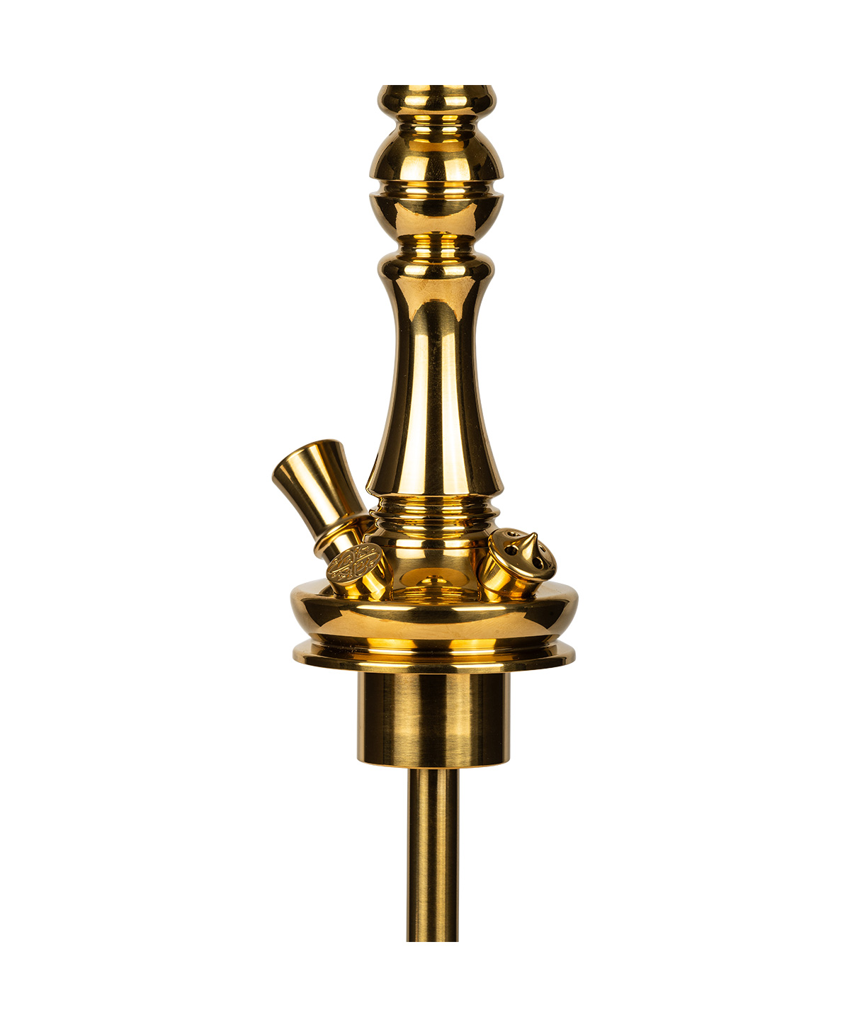 Moze Tradi M - Gold - Caesar Crystal Grey Hookah