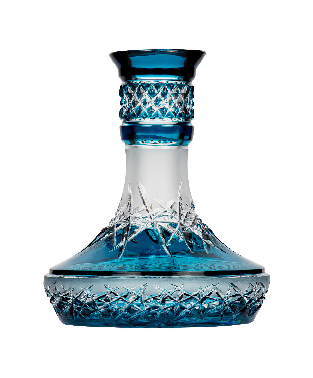 Moze Exclusive Glass Arc - Hoarfrost Up - Blue Hookah Glass