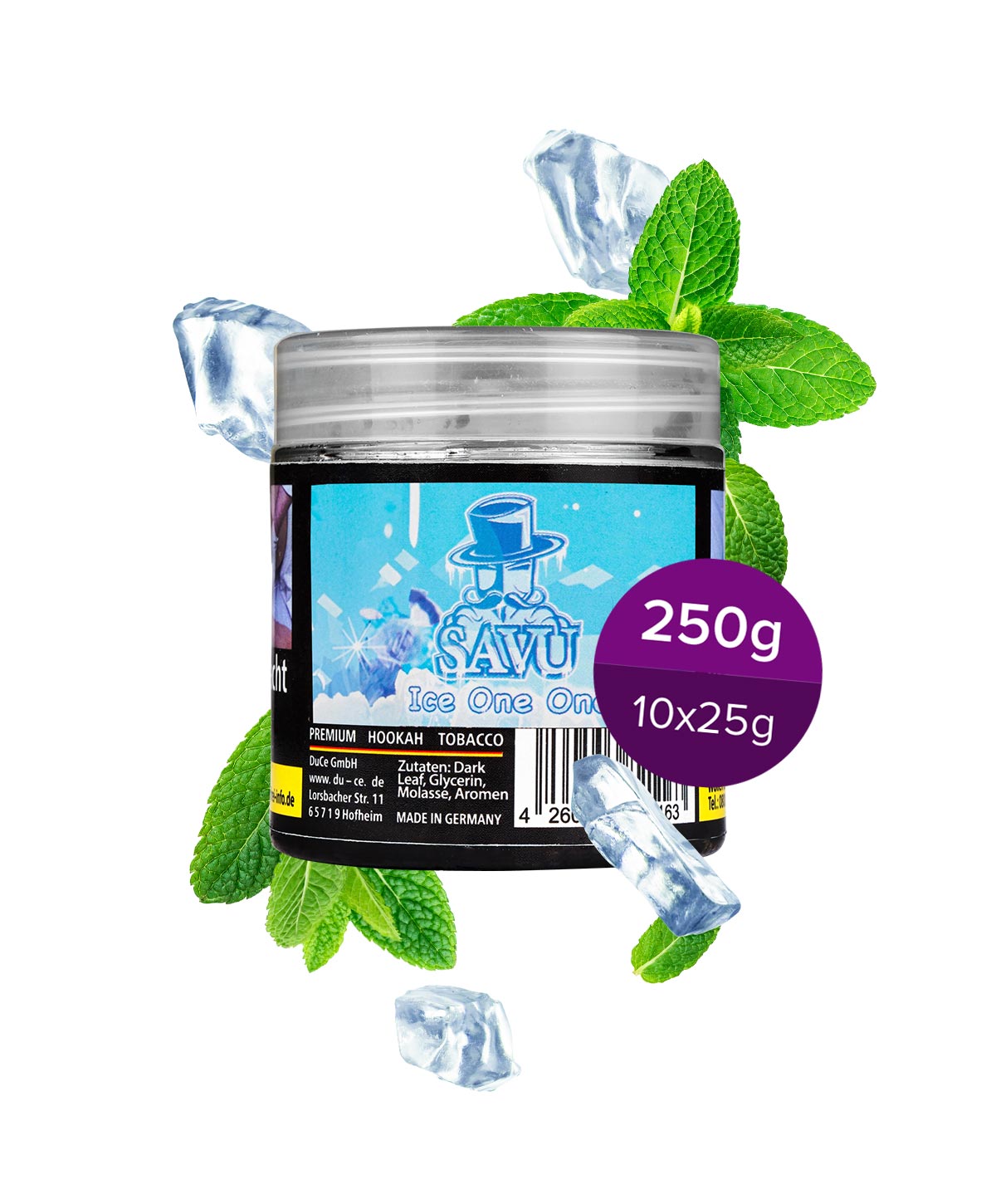 Savu Ice One One 250g Shisha Tabak